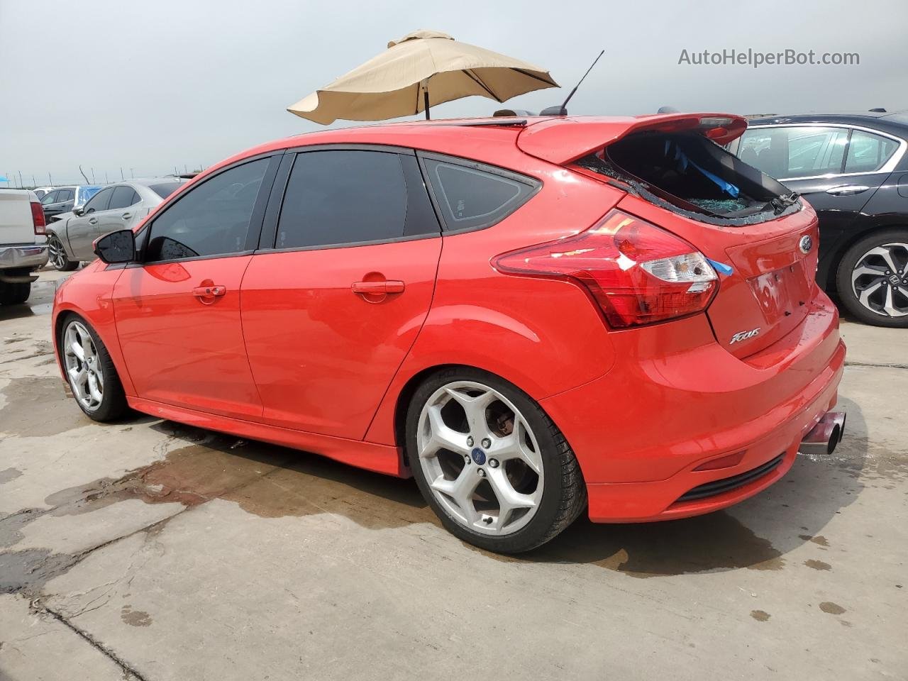 2014 Ford Focus St Red vin: 1FADP3L93EL310924