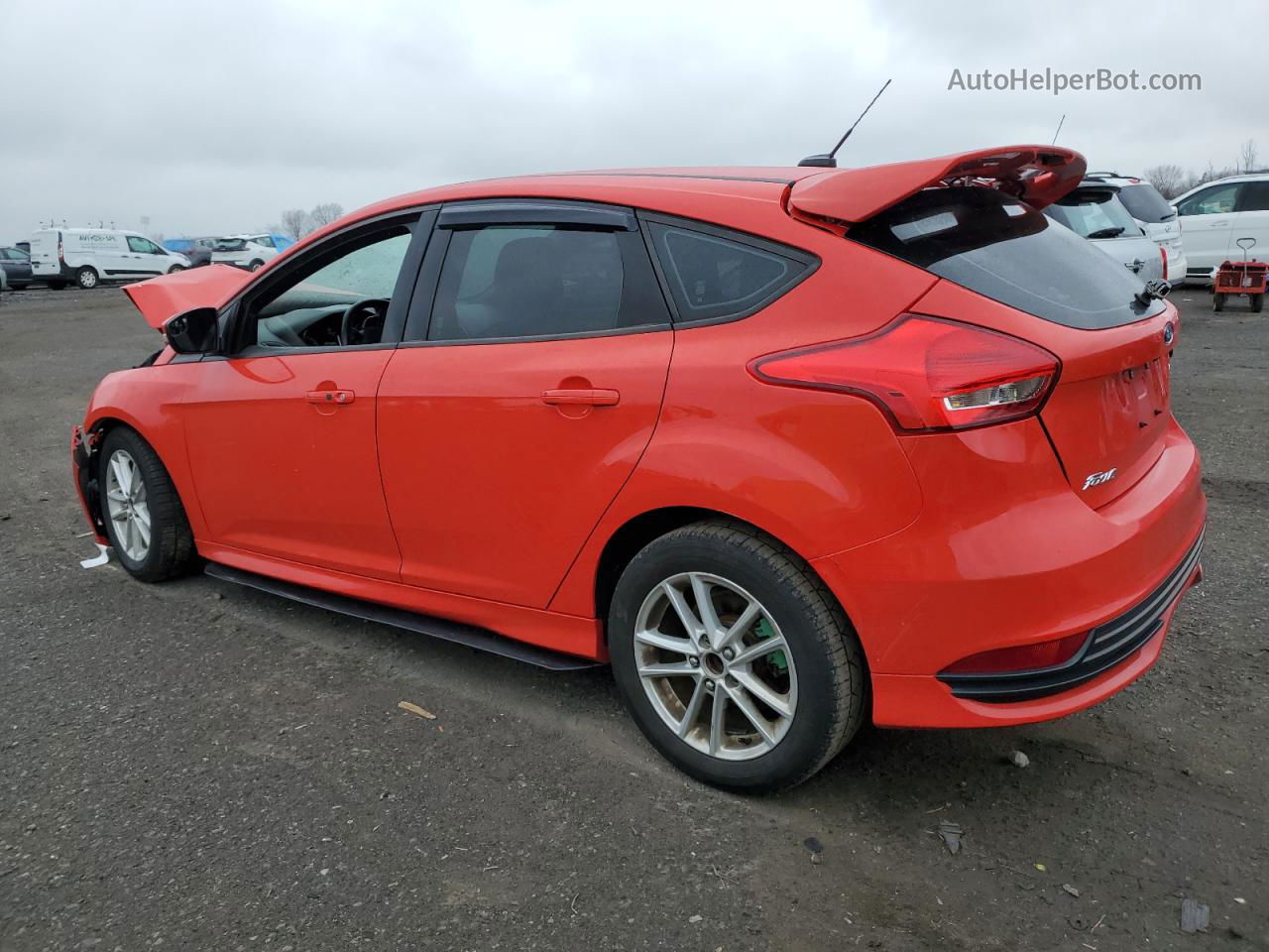 2017 Ford Focus St Red vin: 1FADP3L93HL331549