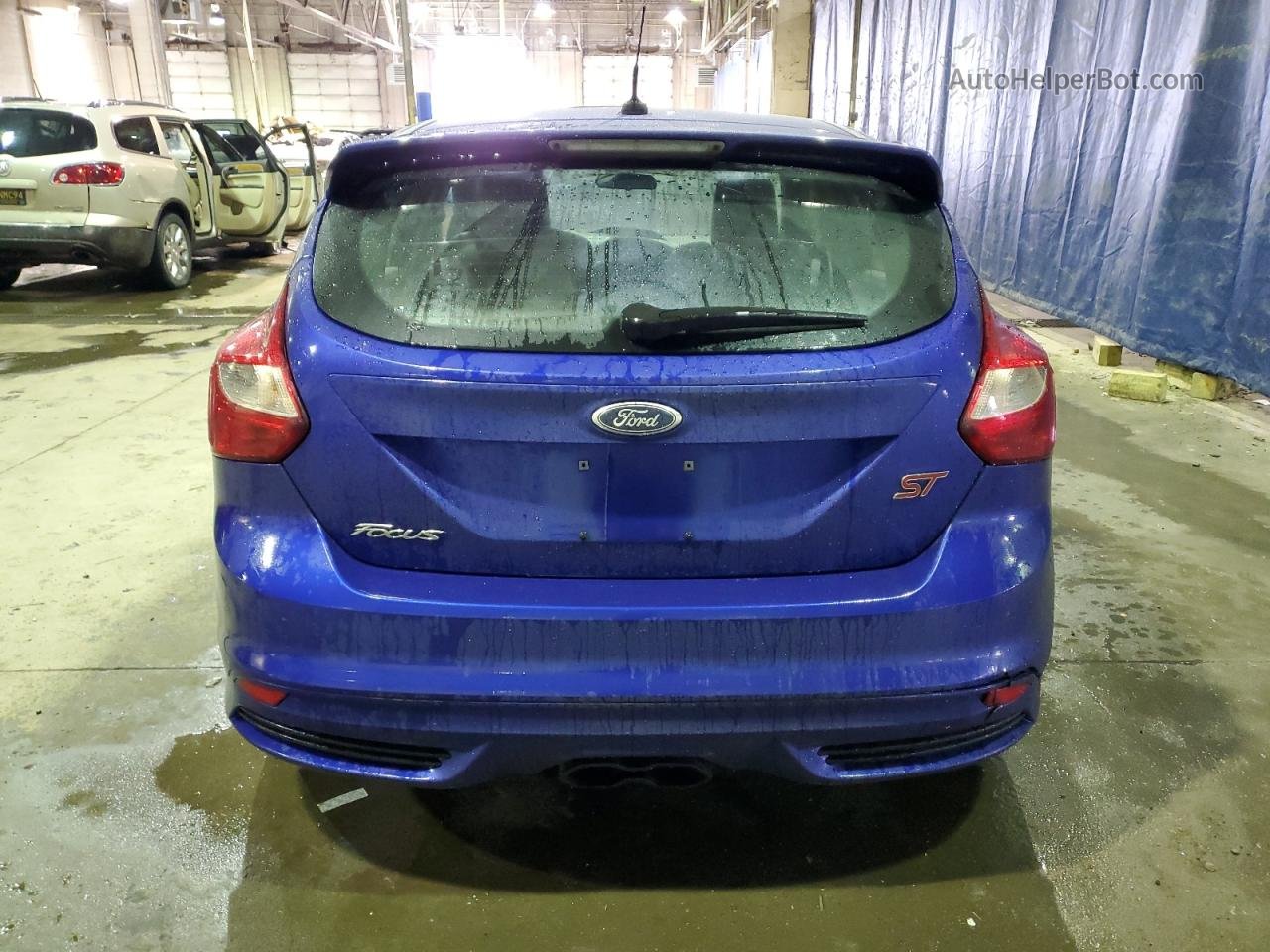 2013 Ford Focus St Blue vin: 1FADP3L94DL295445