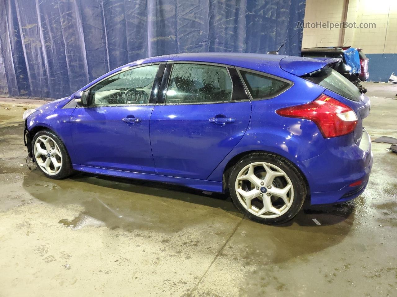 2013 Ford Focus St Синий vin: 1FADP3L94DL295445