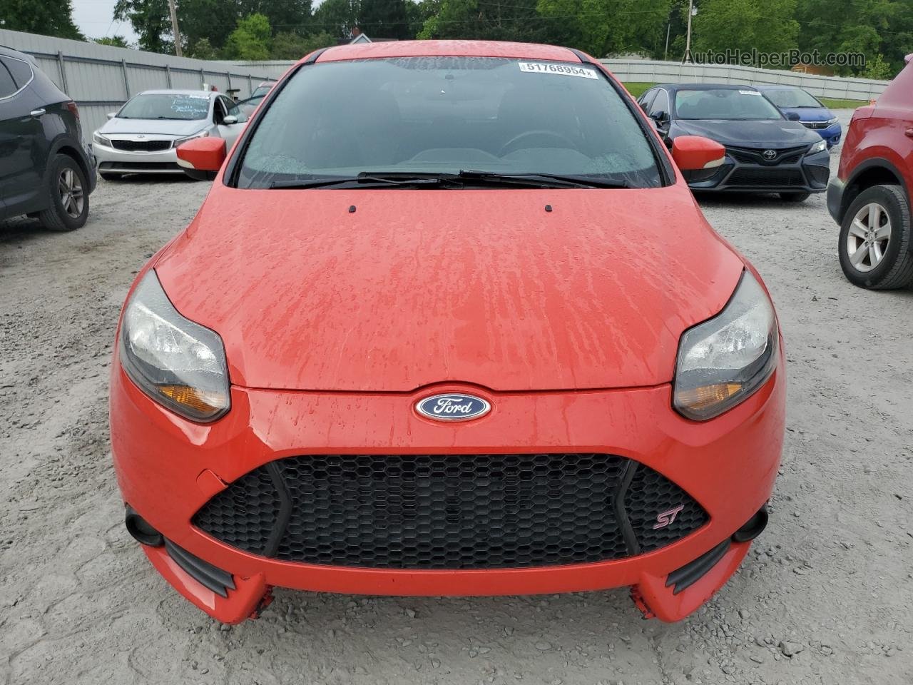 2013 Ford Focus St Red vin: 1FADP3L96DL155557