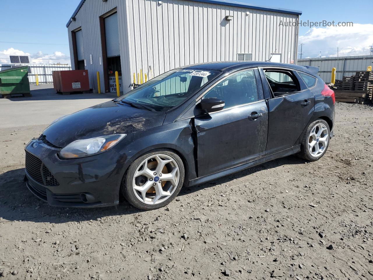 2013 Ford Focus St Black vin: 1FADP3L96DL158913