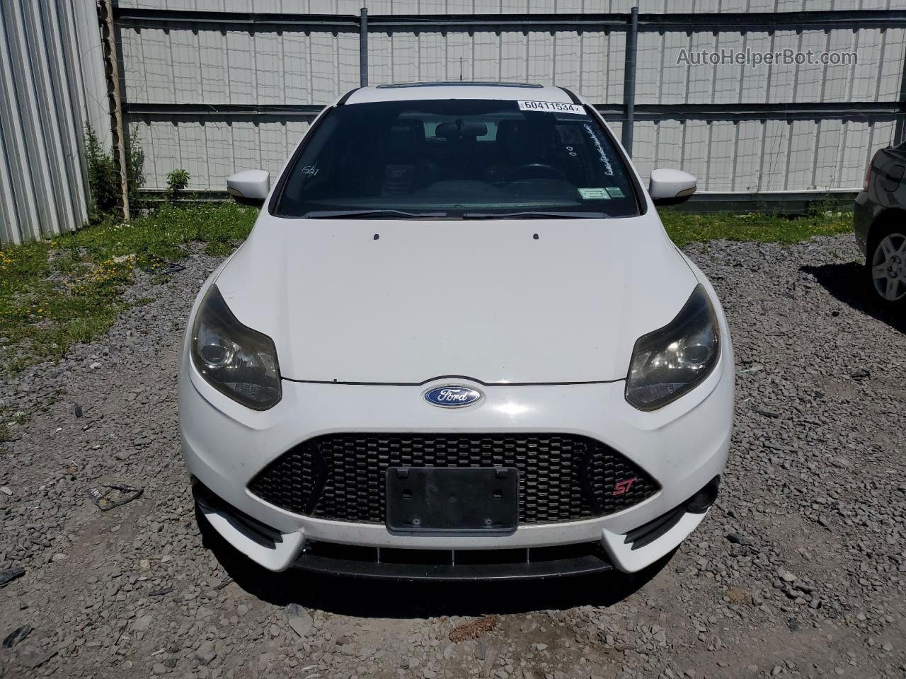 2013 Ford Focus St Белый vin: 1FADP3L96DL229964