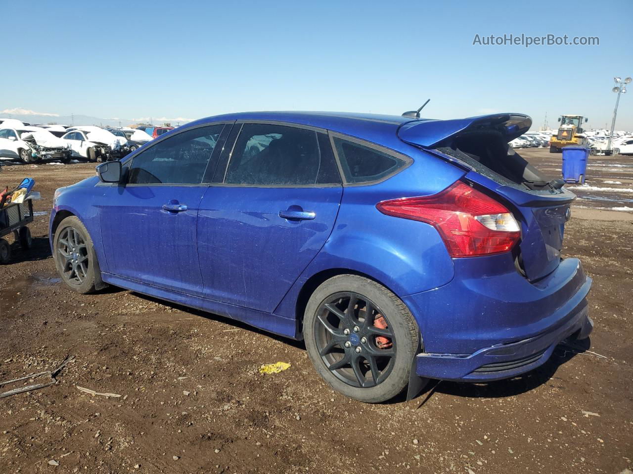 2013 Ford Focus St Синий vin: 1FADP3L96DL351580