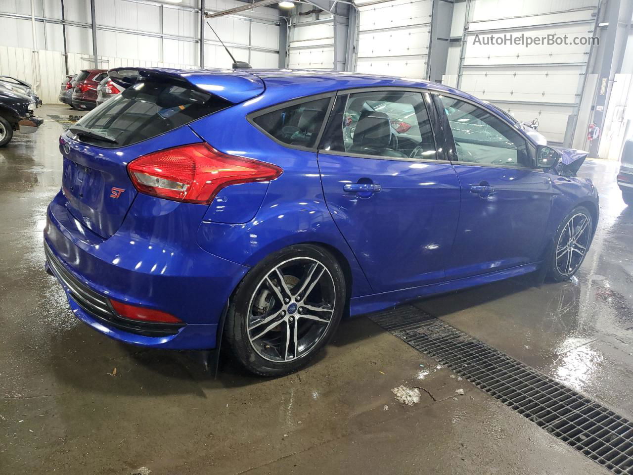 2015 Ford Focus St Blue vin: 1FADP3L97FL324343