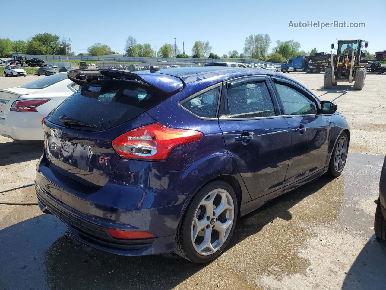 2016 Ford Focus St Blue vin: 1FADP3L97GL200624