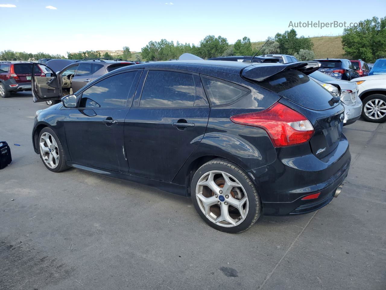 2013 Ford Focus St Black vin: 1FADP3L98DL364797