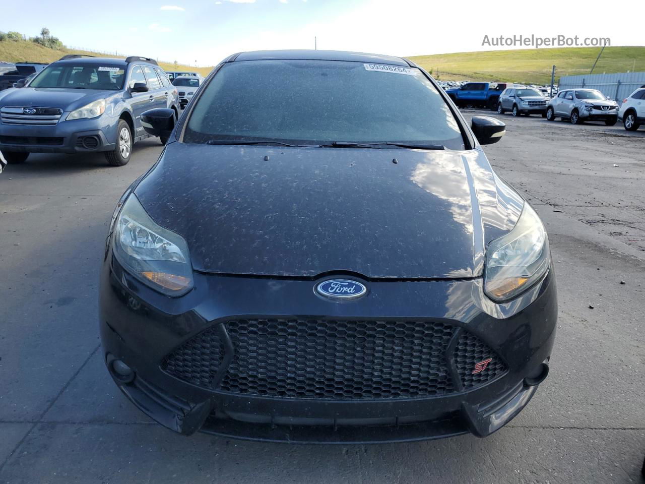 2013 Ford Focus St Black vin: 1FADP3L98DL364797