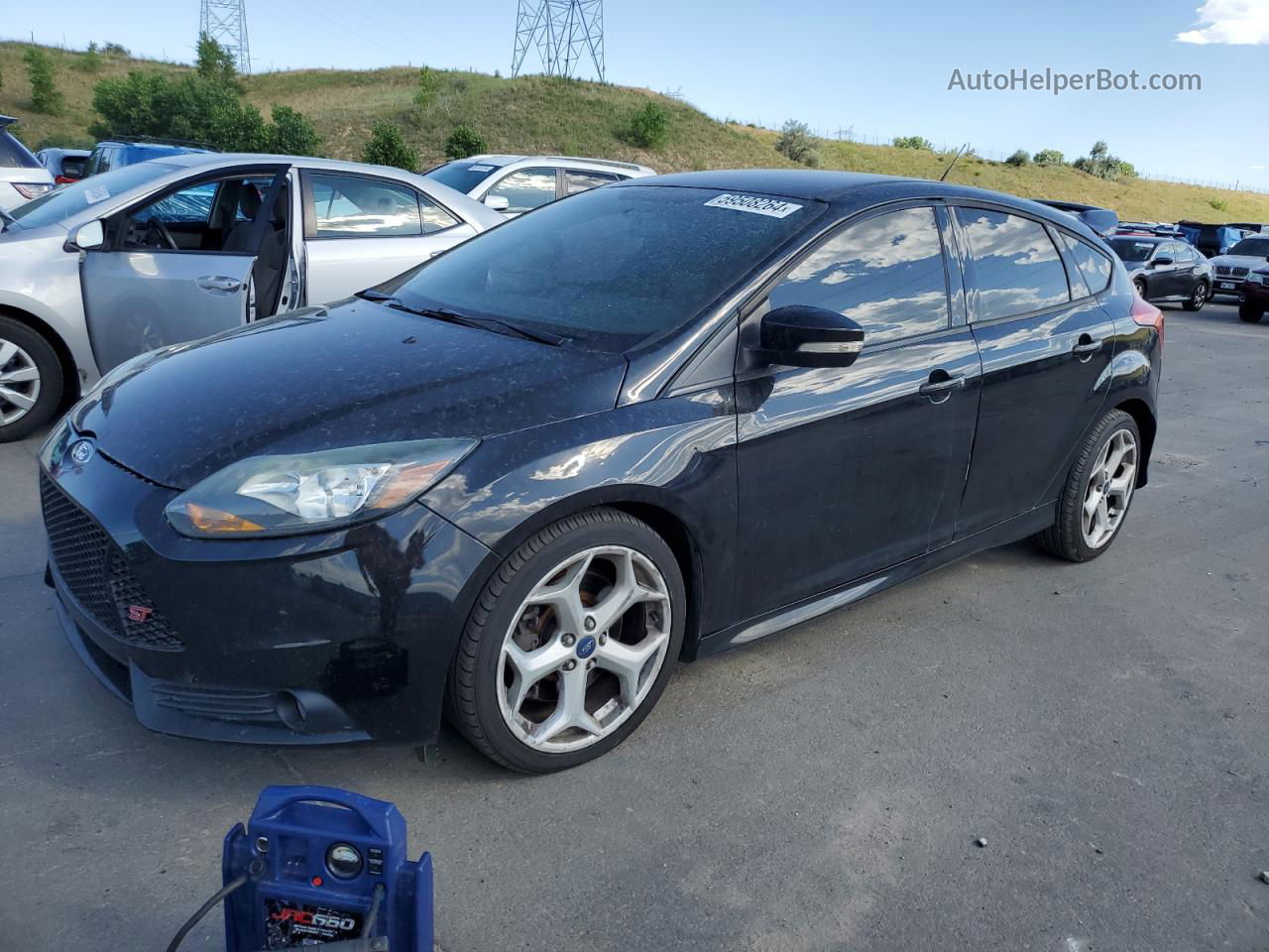 2013 Ford Focus St Black vin: 1FADP3L98DL364797