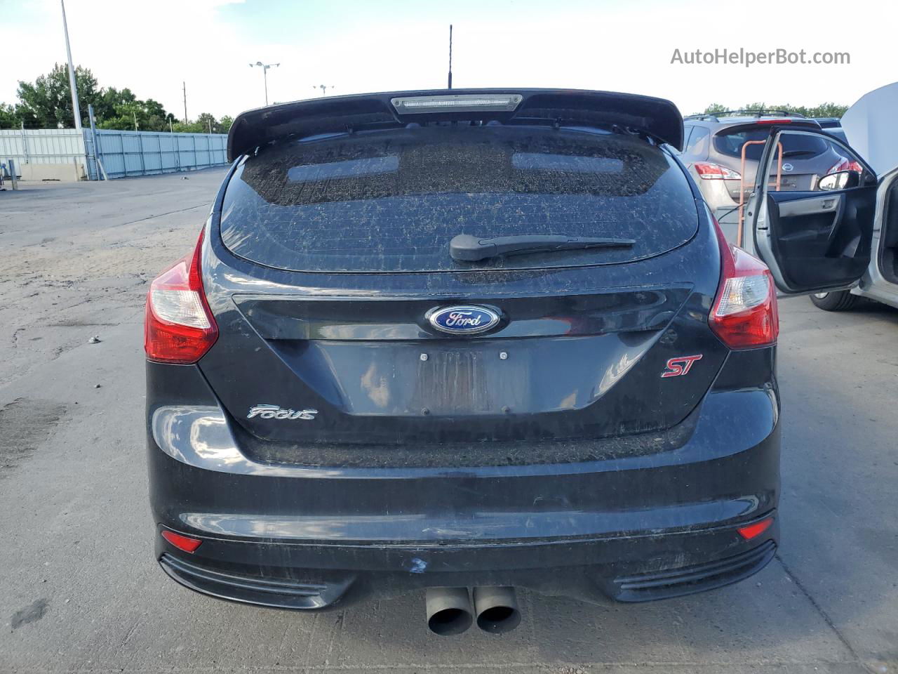 2013 Ford Focus St Black vin: 1FADP3L98DL364797