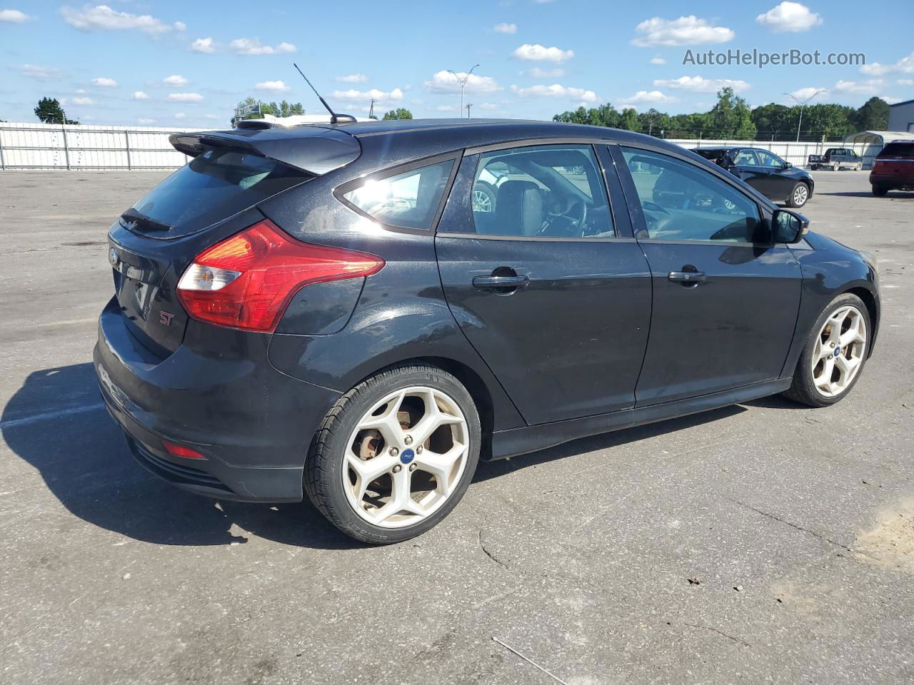 2014 Ford Focus St Black vin: 1FADP3L98EL395940