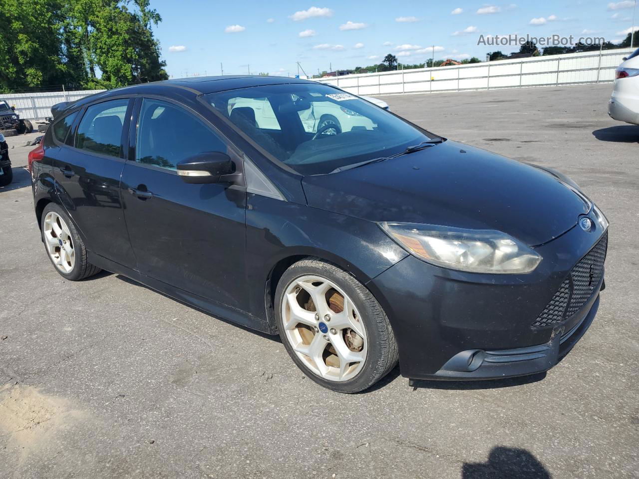 2014 Ford Focus St Black vin: 1FADP3L98EL395940