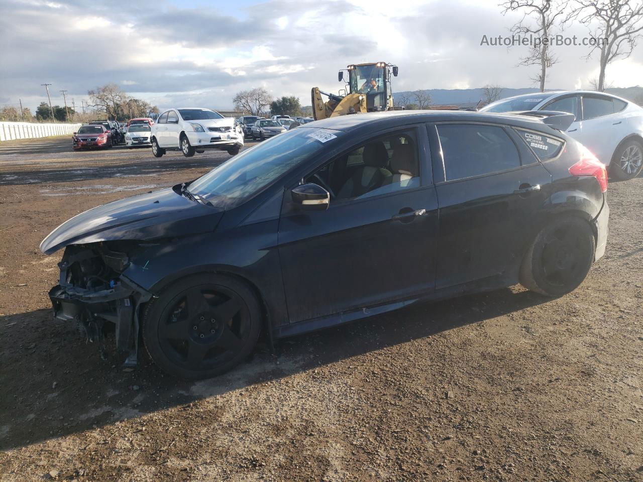 2014 Ford Focus St Black vin: 1FADP3L98EL399745