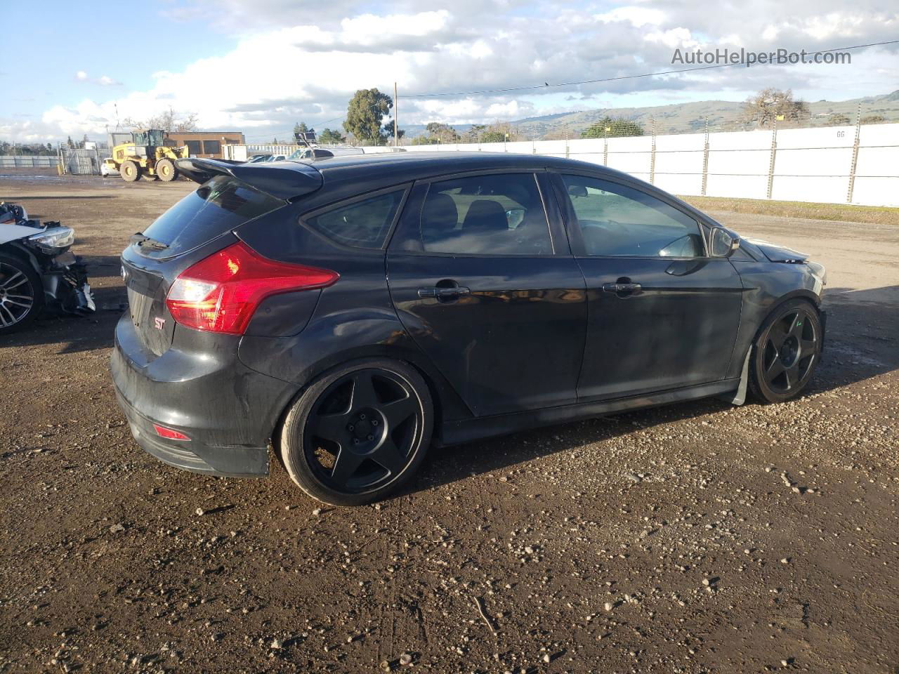 2014 Ford Focus St Black vin: 1FADP3L98EL399745