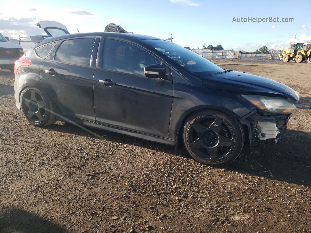 2014 Ford Focus St Черный vin: 1FADP3L98EL399745