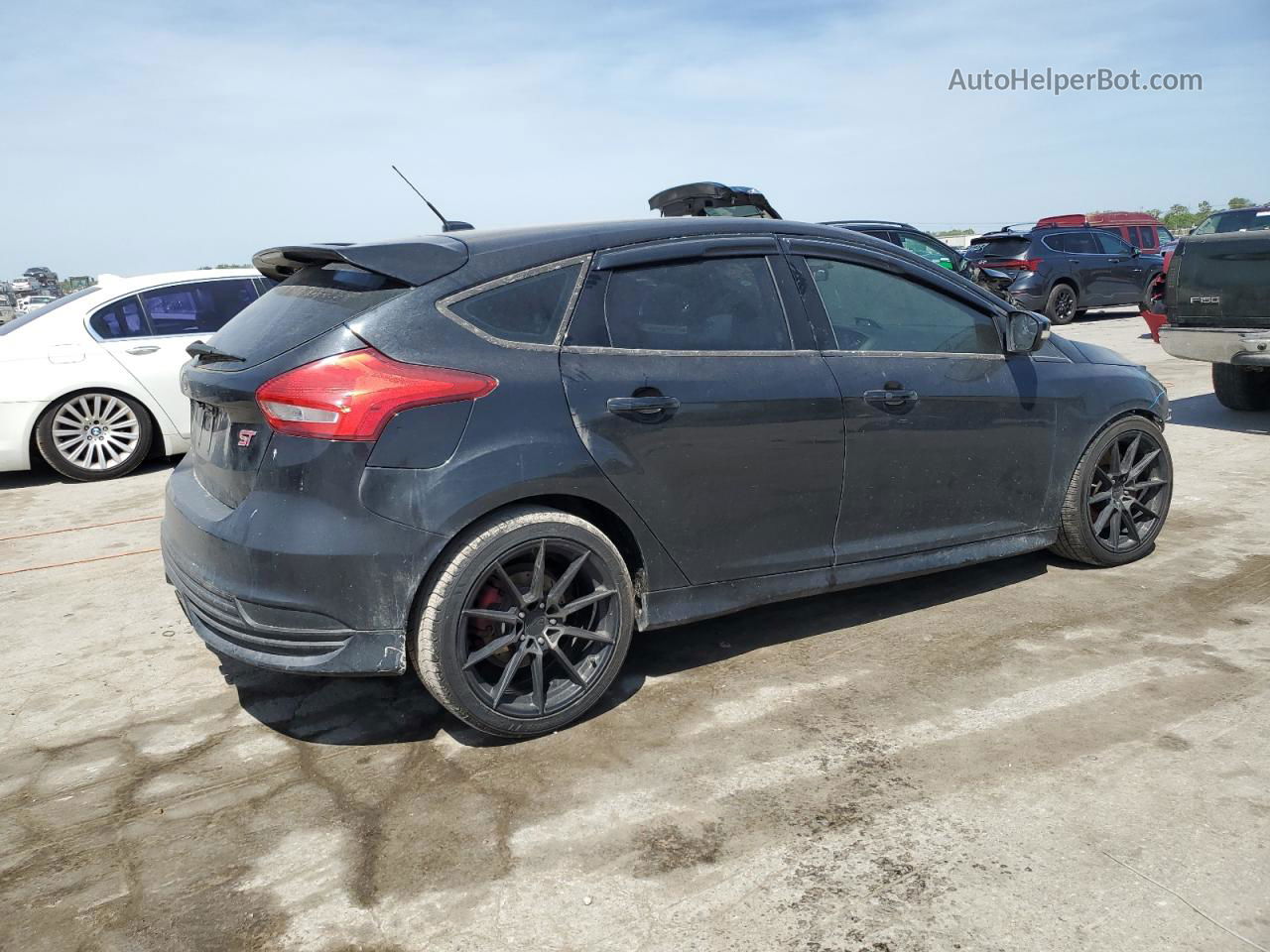 2015 Ford Focus St Black vin: 1FADP3L98FL219486