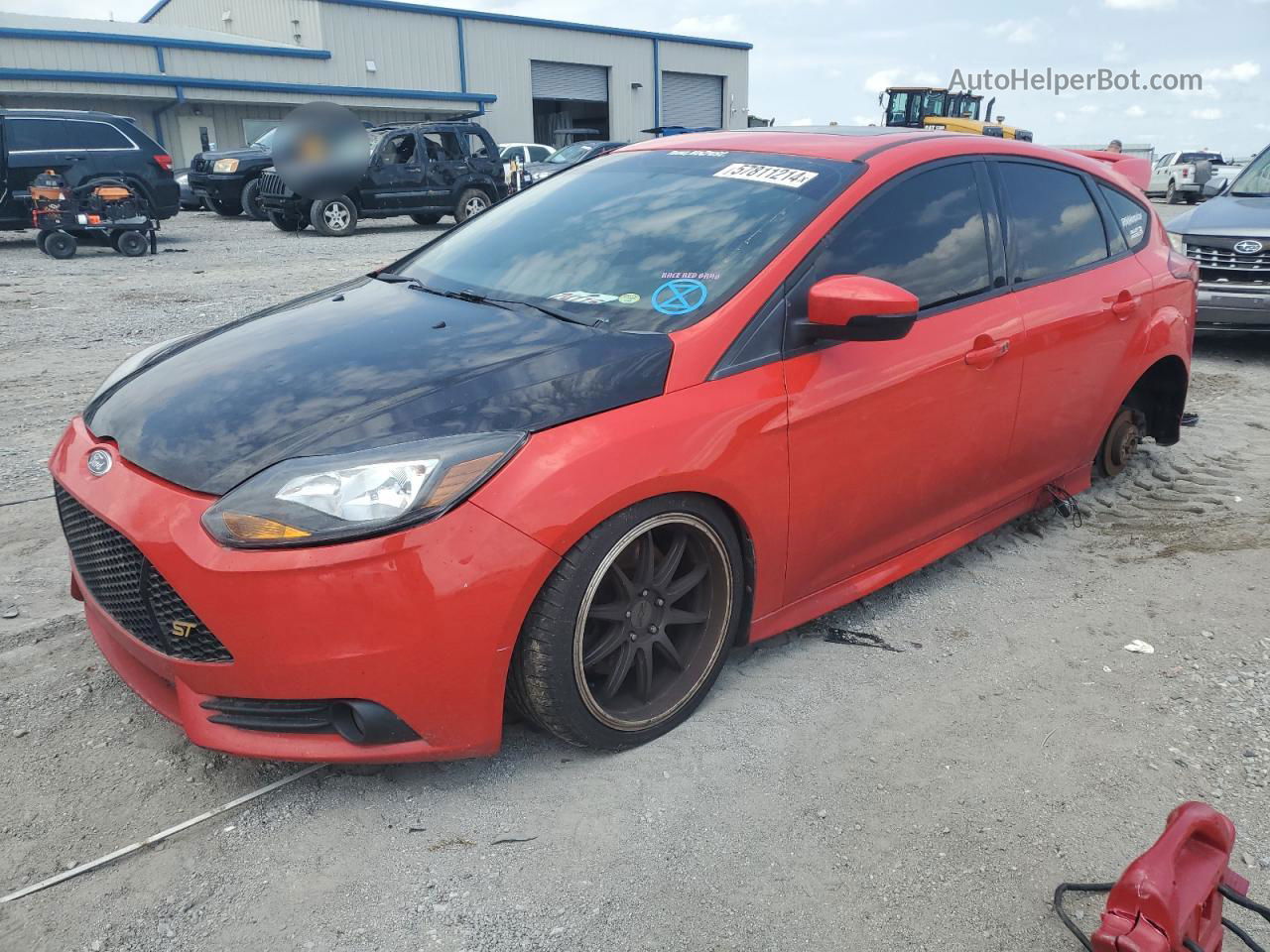 2013 Ford Focus St Red vin: 1FADP3L99DL126912