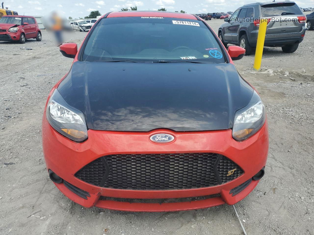 2013 Ford Focus St Red vin: 1FADP3L99DL126912