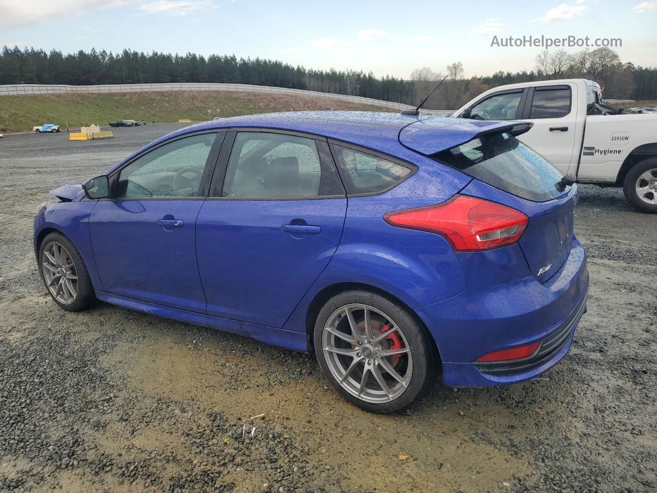 2015 Ford Focus St Blue vin: 1FADP3L99FL285755