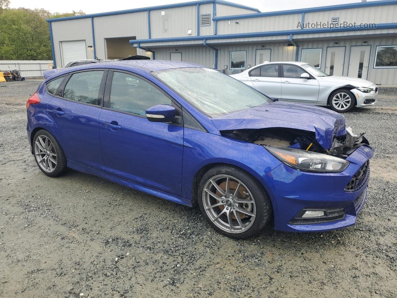 2015 Ford Focus St Blue vin: 1FADP3L99FL285755