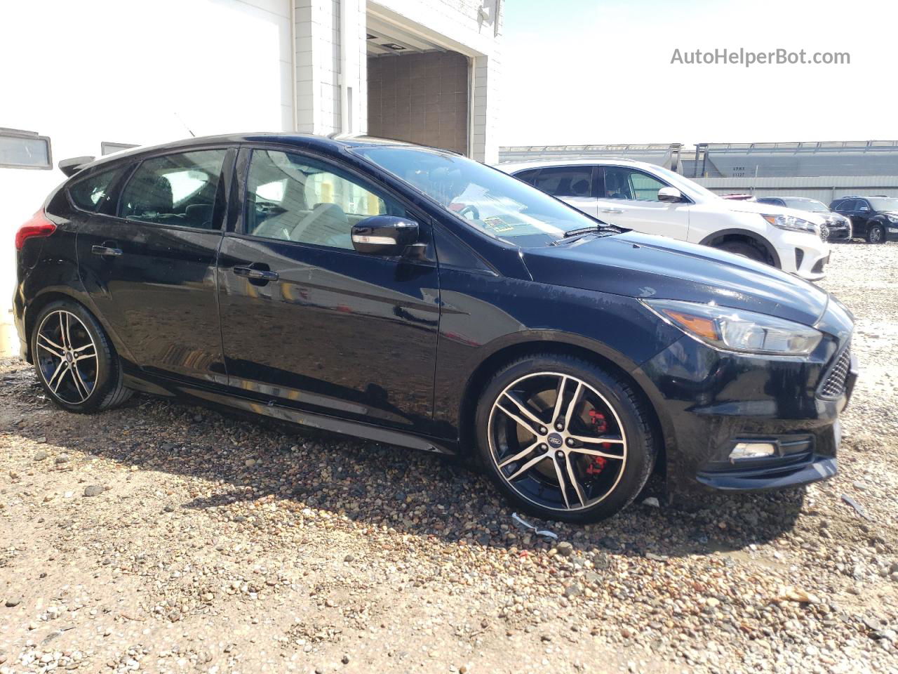 2017 Ford Focus St Black vin: 1FADP3L99HL263547