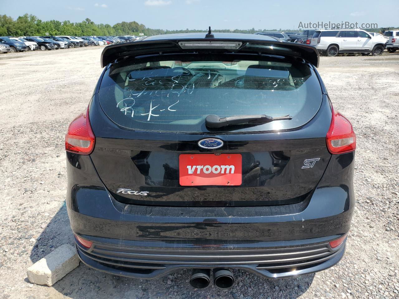 2018 Ford Focus St Black vin: 1FADP3L99JL248472