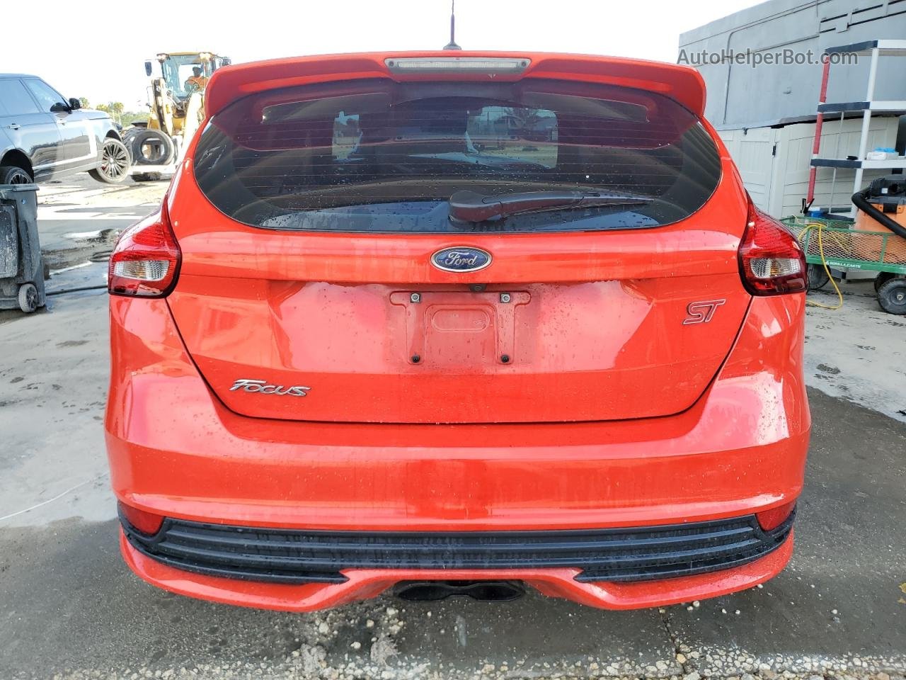 2017 Ford Focus St Red vin: 1FADP3L9XHL289901