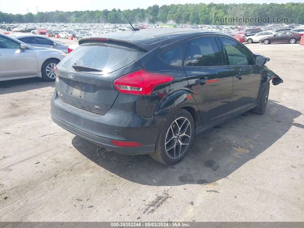 2018 Ford Focus Sel Black vin: 1FADP3M20JL307300