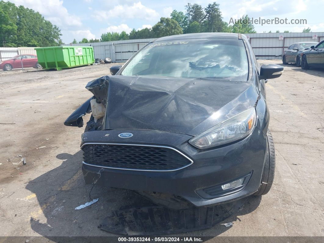 2018 Ford Focus Sel Black vin: 1FADP3M20JL307300