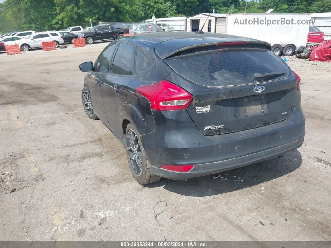 2018 Ford Focus Sel Black vin: 1FADP3M20JL307300