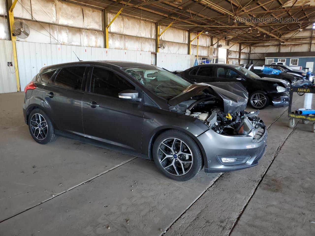 2018 Ford Focus Sel Charcoal vin: 1FADP3M22JL241431