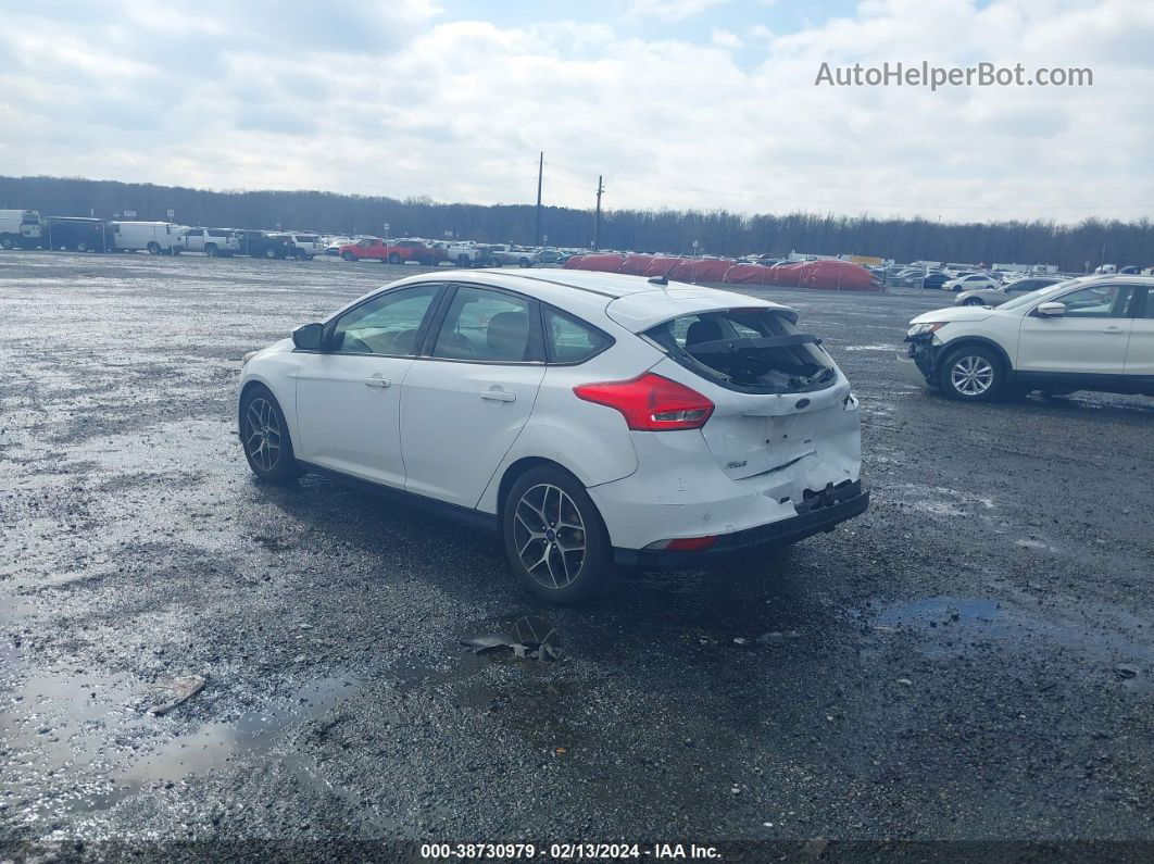 2017 Ford Focus Sel White vin: 1FADP3M23HL249502