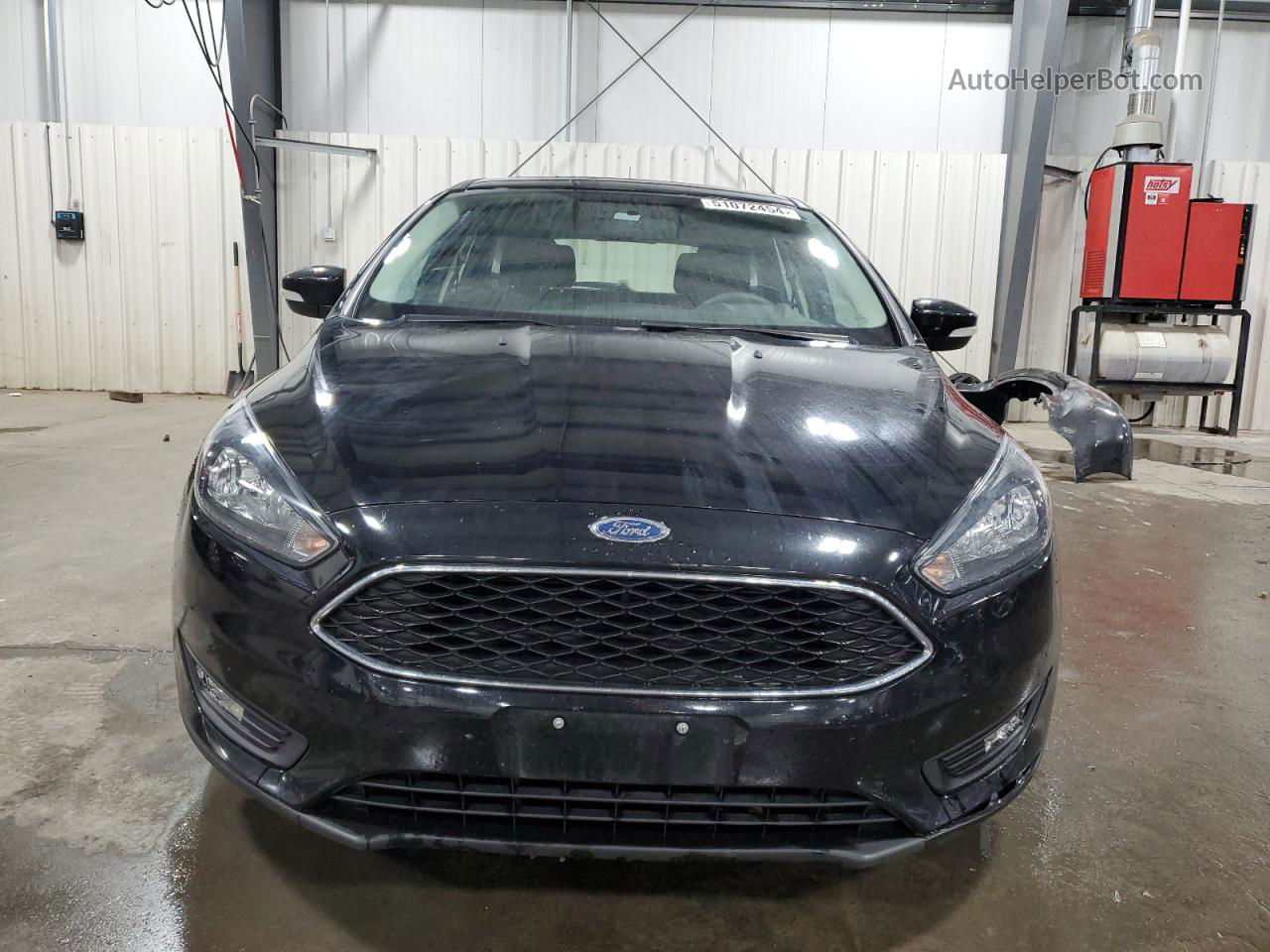 2018 Ford Focus Sel Black vin: 1FADP3M26JL217200