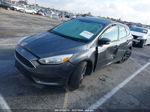 2018 Ford Focus Sel Gray vin: 1FADP3M27JL217416