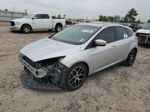 2018 Ford Focus Sel Silver vin: 1FADP3M27JL229548