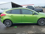 2018 Ford Focus Sel Green vin: 1FADP3M28JL304547