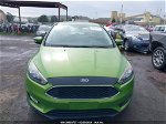 2018 Ford Focus Sel Green vin: 1FADP3M28JL304547