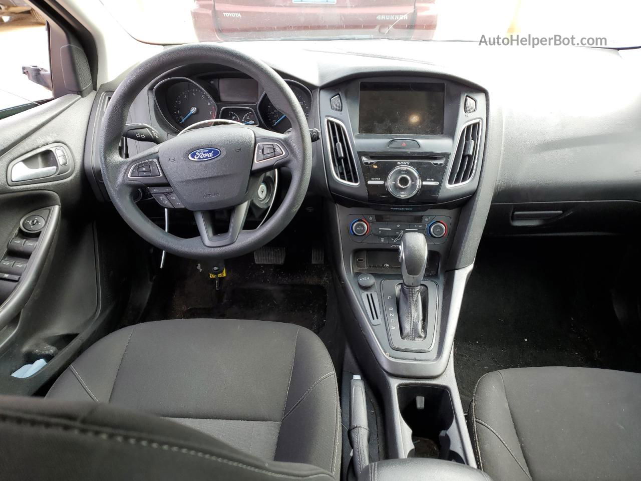 2018 Ford Focus Sel Синий vin: 1FADP3M29JL297835