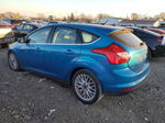 2014 Ford Focus Titanium Синий vin: 1FADP3N20EL253078