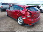 2013 Ford Focus Titanium Maroon vin: 1FADP3N21DL123339