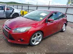 2013 Ford Focus Titanium Maroon vin: 1FADP3N21DL123339