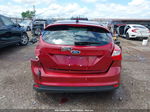 2013 Ford Focus Titanium Maroon vin: 1FADP3N21DL123339