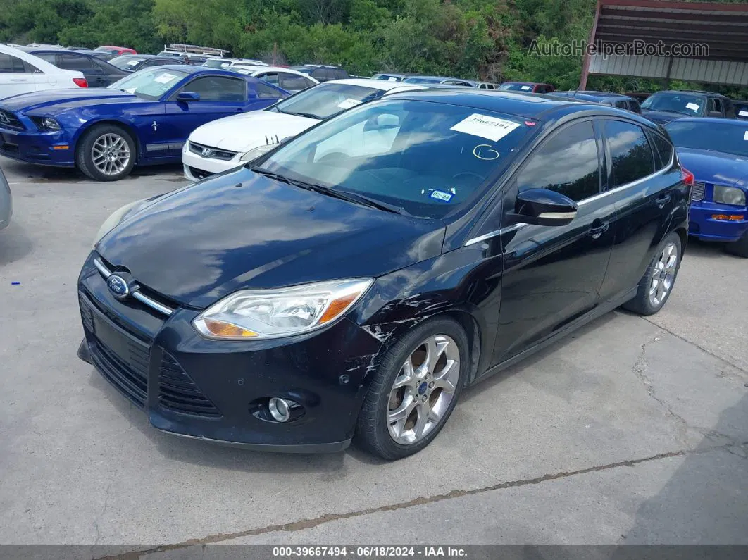 2014 Ford Focus Titanium Black vin: 1FADP3N21EL207842