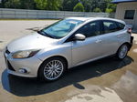 2014 Ford Focus Titanium Серебряный vin: 1FADP3N21EL320030