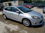 2014 Ford Focus Titanium Серебряный vin: 1FADP3N21EL320030