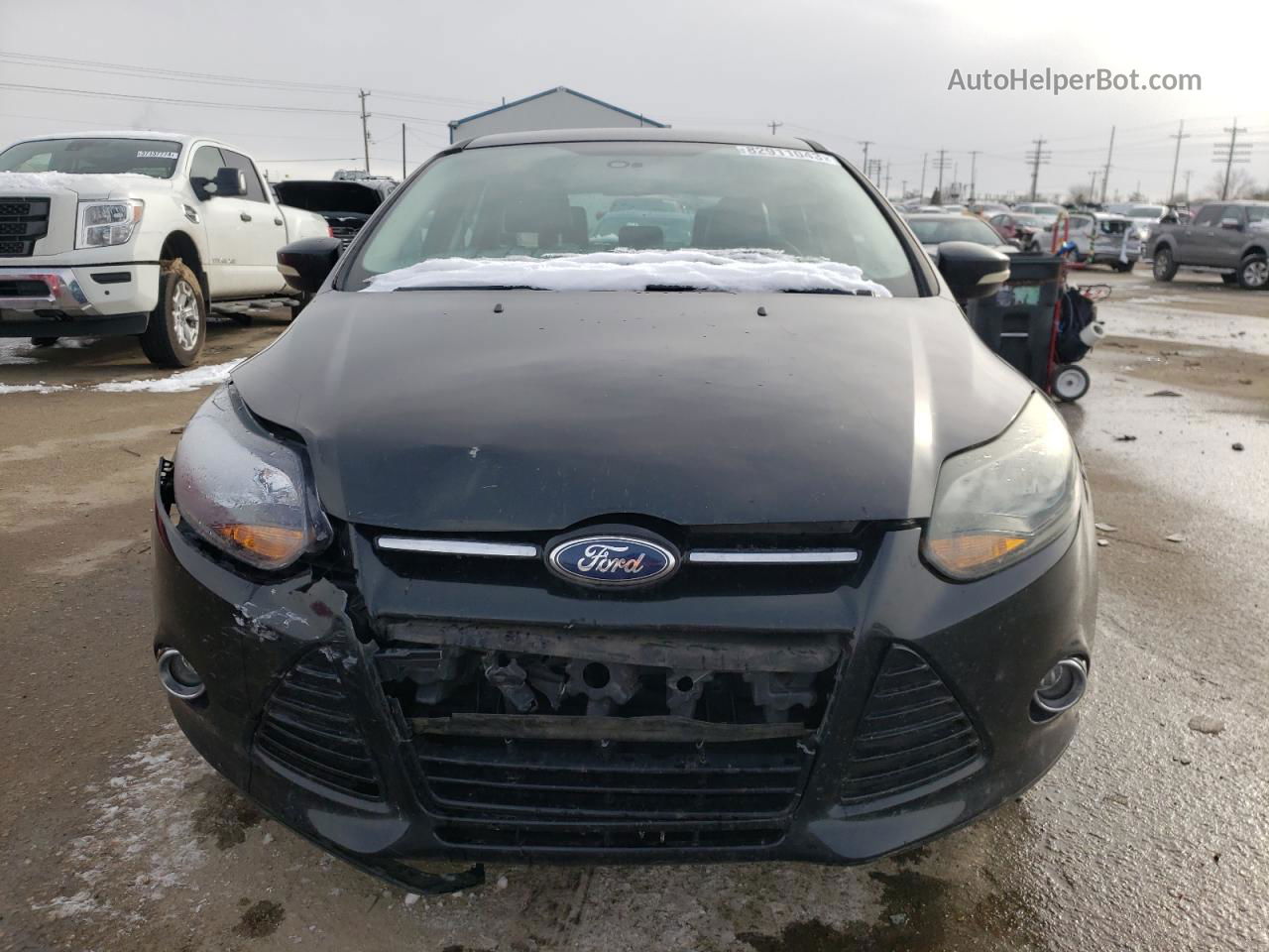 2014 Ford Focus Titanium Black vin: 1FADP3N21EL321257