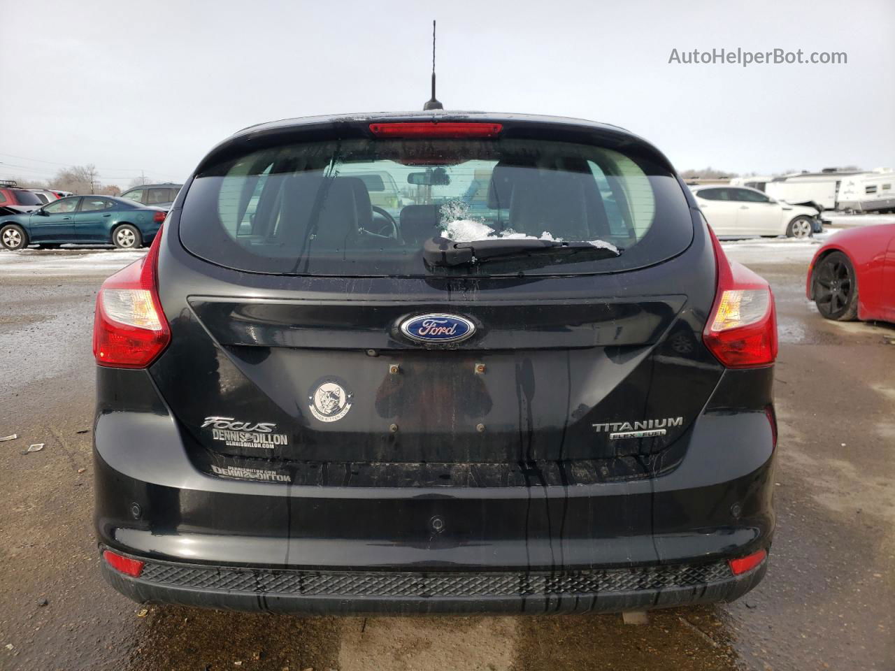 2014 Ford Focus Titanium Black vin: 1FADP3N21EL321257