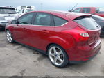 2014 Ford Focus Titanium Red vin: 1FADP3N22EL183325