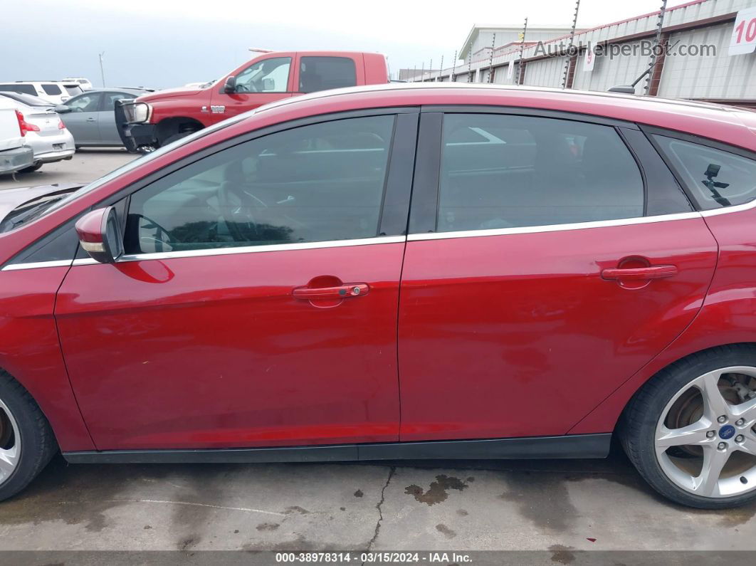 2014 Ford Focus Titanium Red vin: 1FADP3N22EL183325