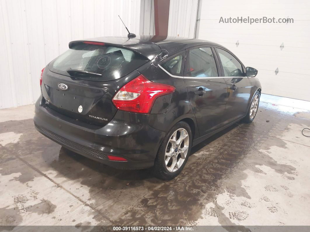 2014 Ford Focus Titanium Черный vin: 1FADP3N22EL226903